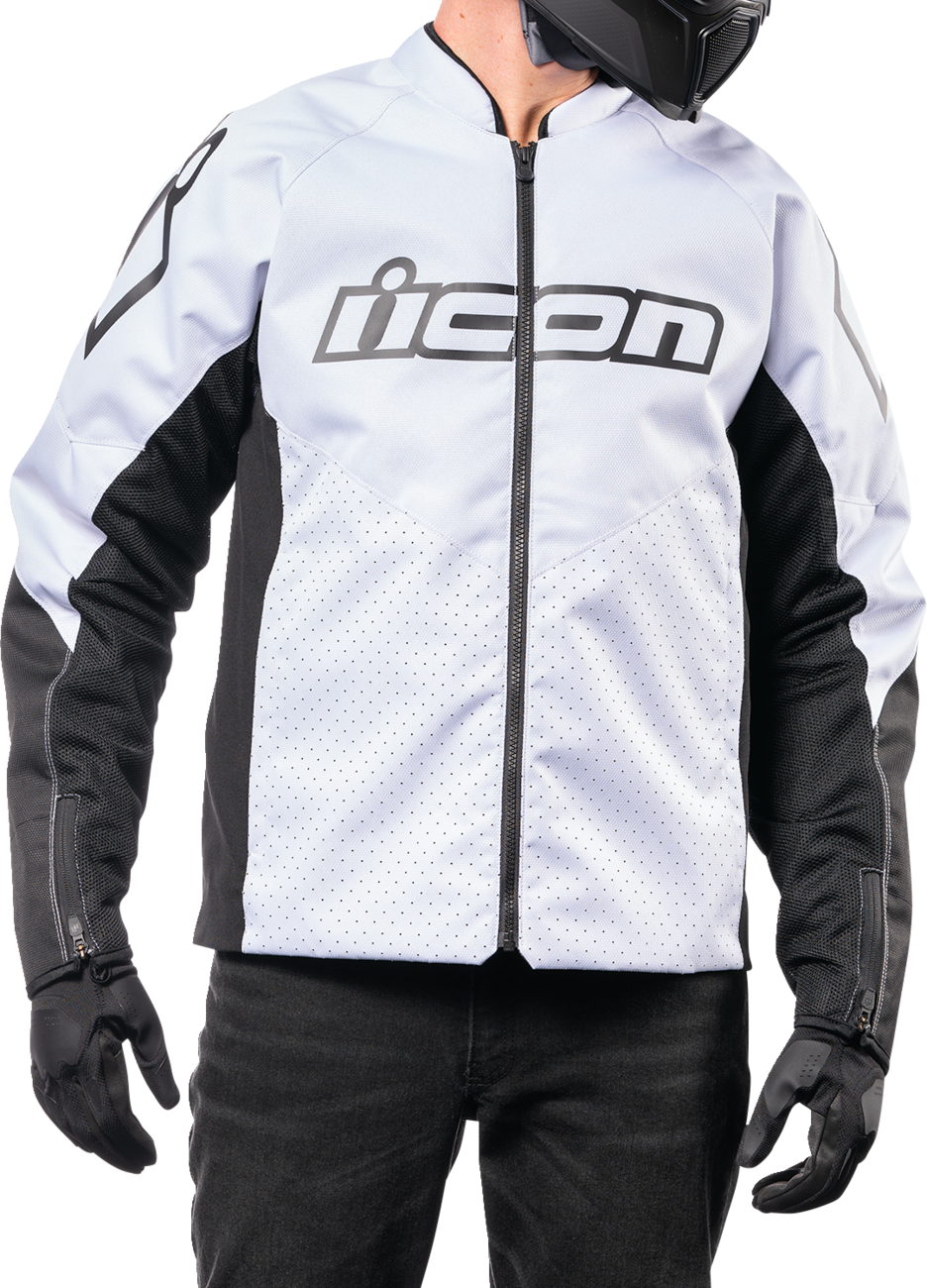 ICON Hooligan™ CE Jacket - White - Medium 2820-5798