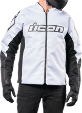 ICON Hooligan™ CE Jacket - White - Large 2820-5799