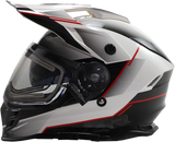 Z1R Range Motorcycle Helmet - Bladestorm - Black/Red/White - Medium 0101-14055