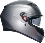 AGV K3 Motorcycle Helmet - Matte Rodio Gray - Small 2118381004006S