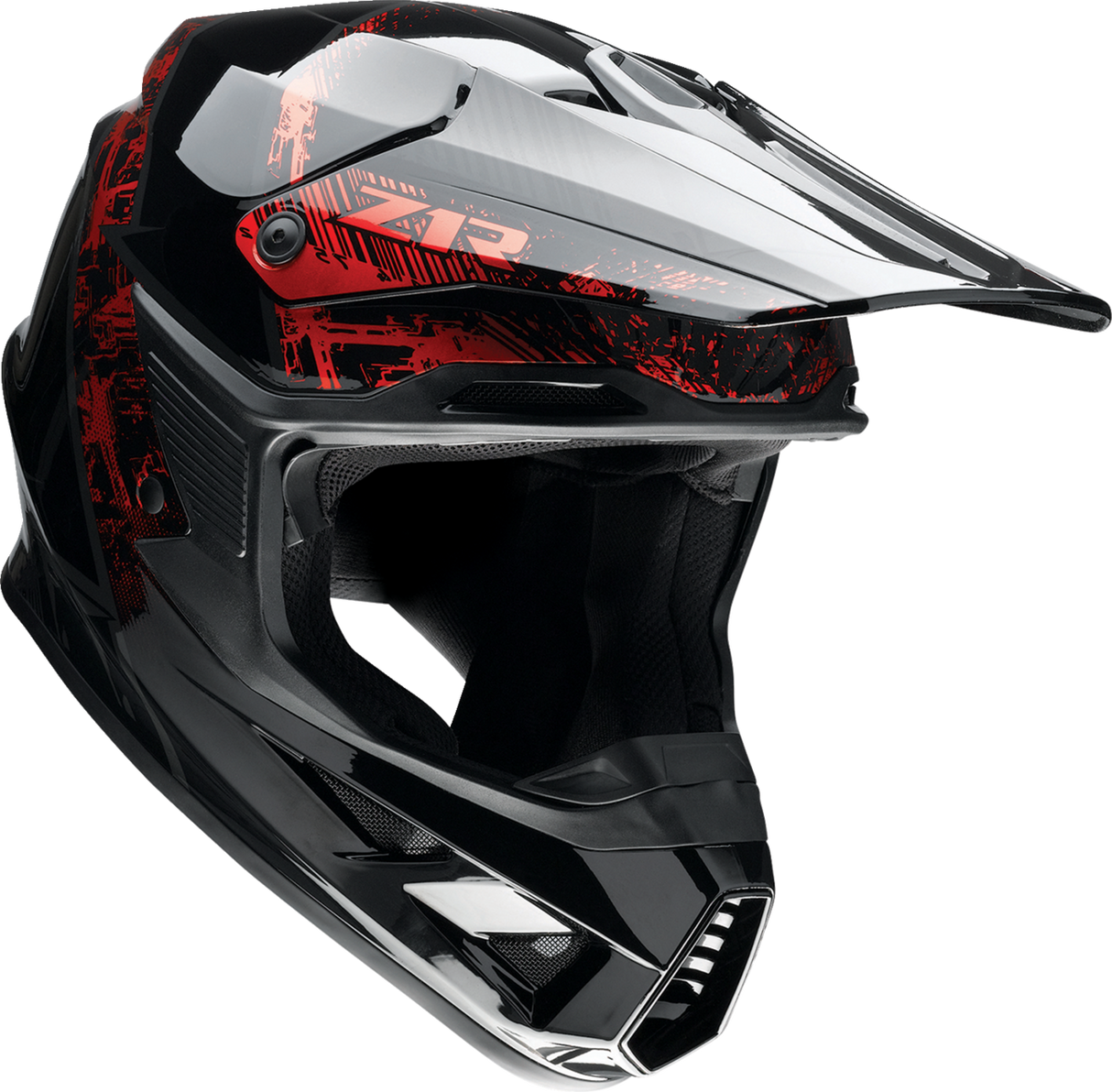 Z1R F.I. Motorcycle Helmet - Fractal - MIPS - Red - XS 0110-7780