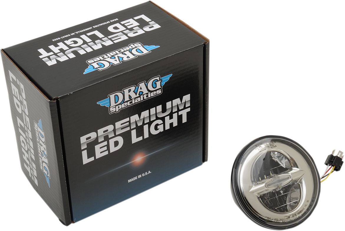 DRAG SPECIALTIES 5.75" Reflector Style LED Headlamp - Chrome 553014