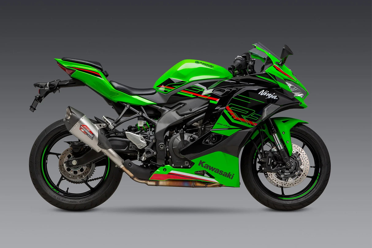 Yoshimura Kawasaki ZX-4RR 2023-2026 At2 Stainless Slip-On Exhaust 14720bp520