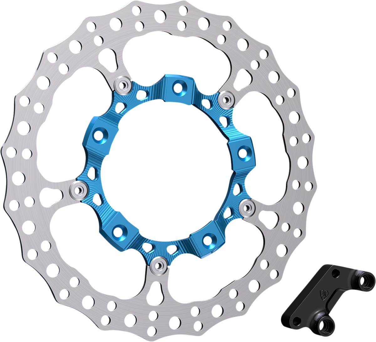 ARLEN NESS Rotor 14" - Front Right - Blue 300-005