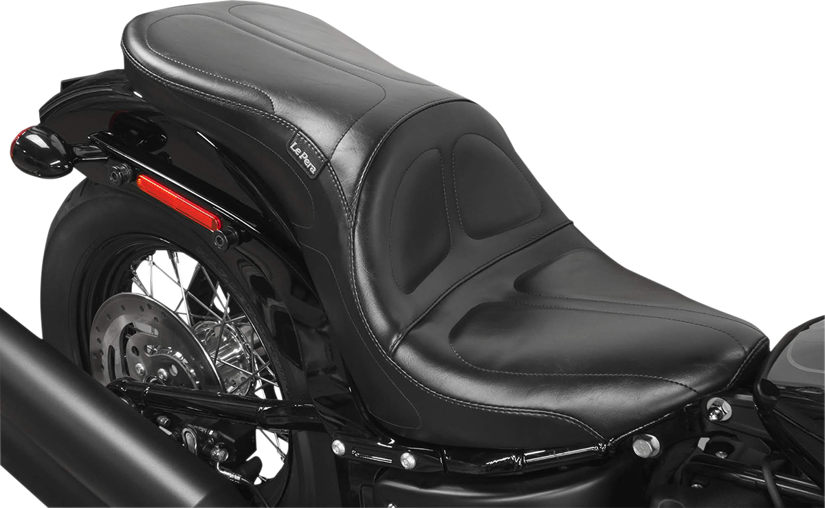 LE PERA Maverick Seat - Without Backrest - Stitched - Black - FL '18-'22 LYX-910