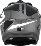 AFX FX-19R Motorcycle Helmet - Racing - Frost Gray - Medium 0110-7074