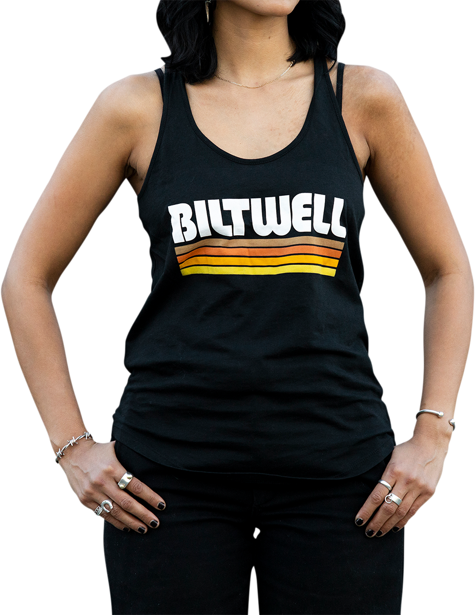 BILTWELL Women's Surf Tank Top - Black - XL 8142-045-005