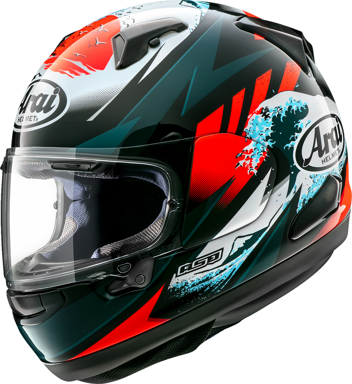 ARAI Quantum-X Motorcycle Helmet - Wave - Large 0101-16007