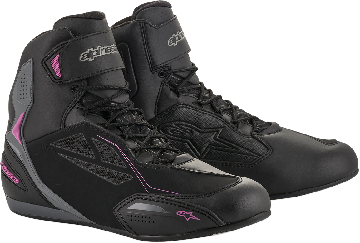 ALPINESTARS Women Faster-3 Drystar® Shoes - Black/Gray/Pink - US 6 25409191139-6