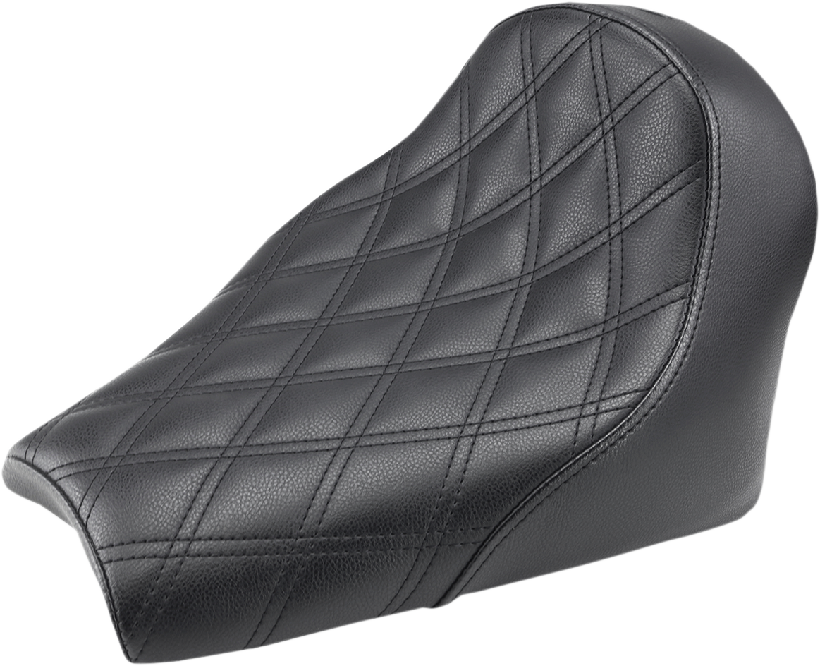 SADDLEMEN Seat - Renegade Solo - Lattice Stitched - Black I18-33-002LS