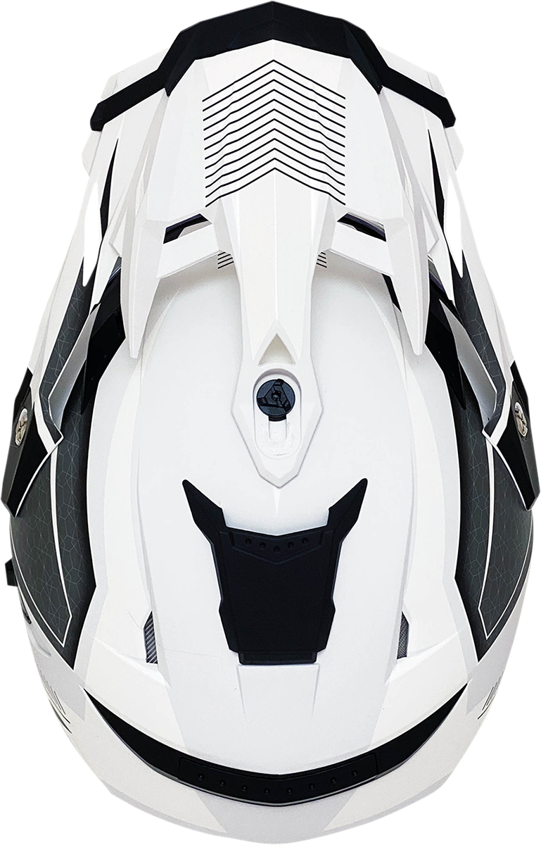 AFX FX-41 Motorcycle Helmet - Range - Matte White - Medium 0140-0077