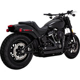 VANCE & HINES Shortshots Staggered Exhaust System - Matte Black 2018-2022 47333-22 1800-2727