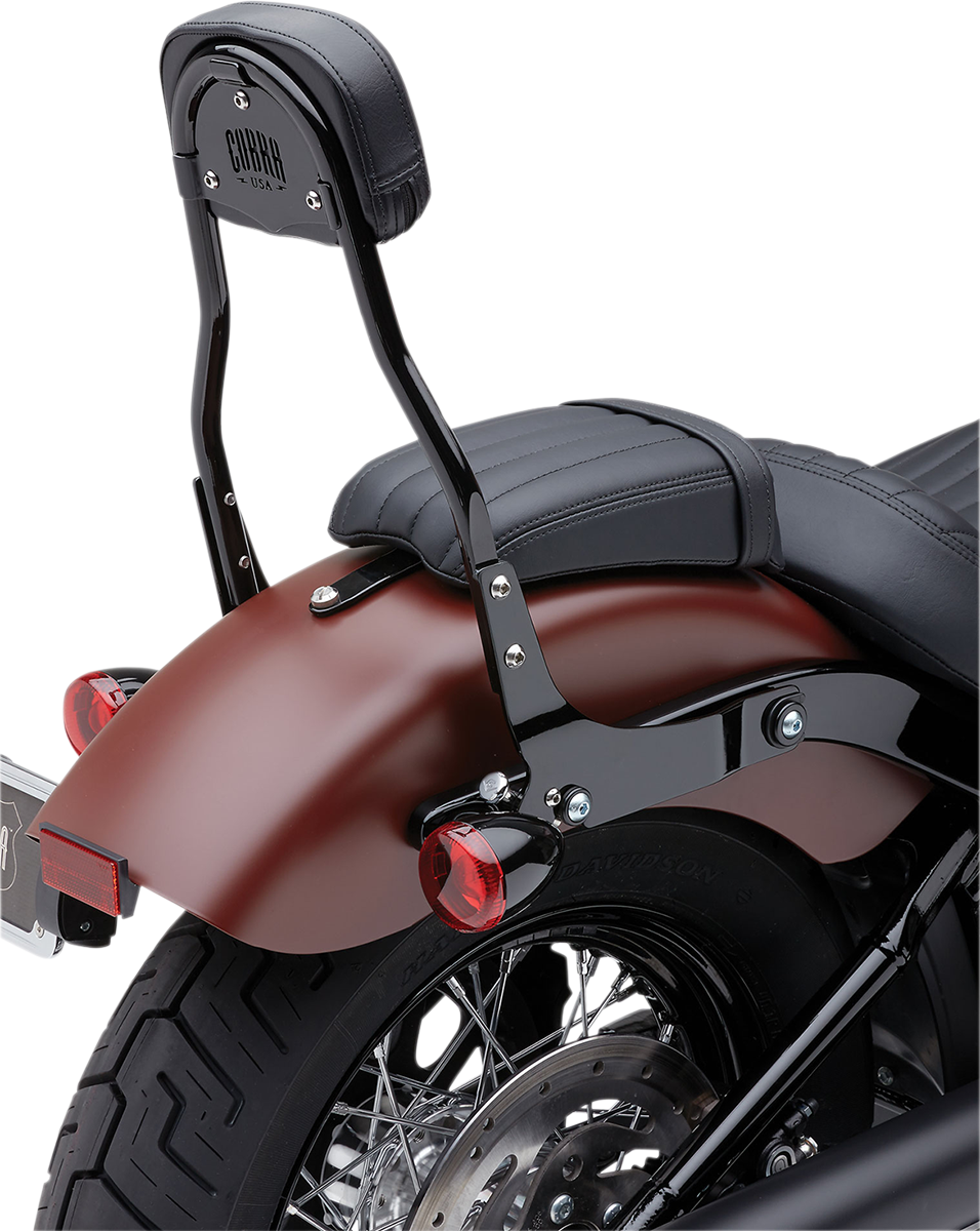 COBRA Backrest Kit - 14" - Black - Softail 602-2006B