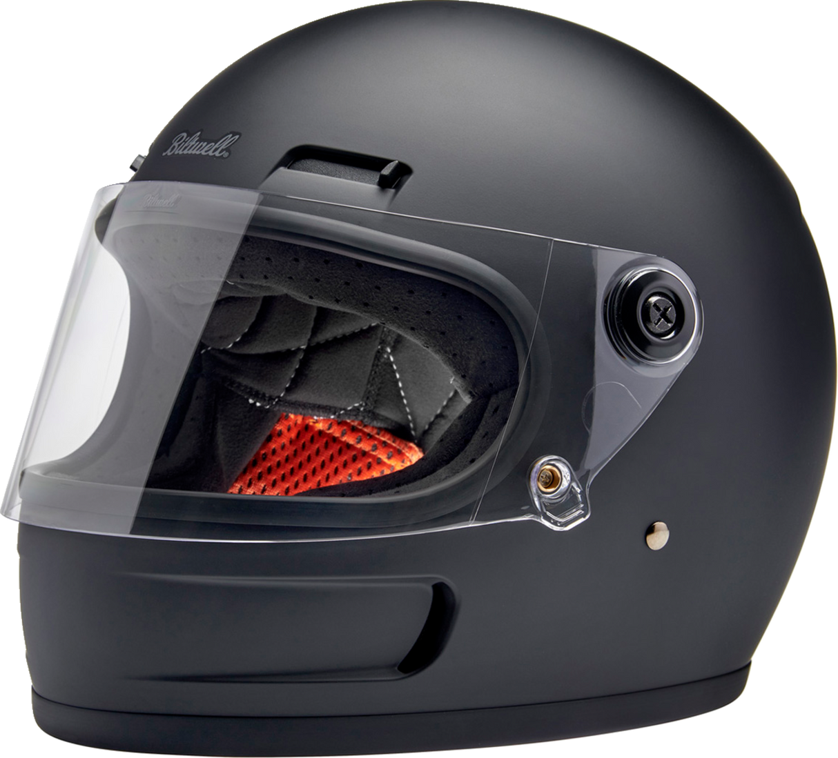 BILTWELL Gringo SV Motorcycle Helmet - Flat Black - Small 1006-201-502