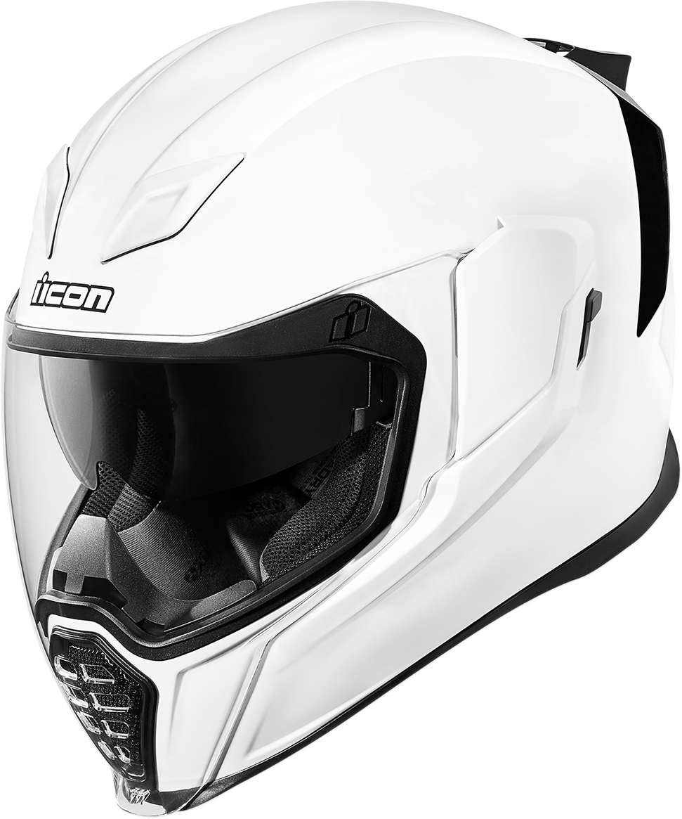 ICON Airflite™ Motorcycle Helmet - Gloss - White - Small 0101-10862