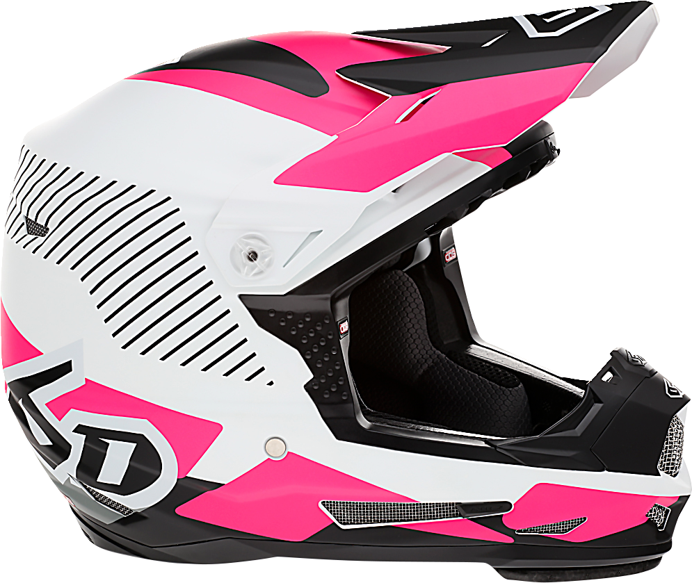 6D ATR-2Y Motorcycle Helmet - Fusion - Pink - Large 11-6412