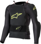 ALPINESTARS Youth Bionic Plus Protection Jacket - Black/Fluo Yellow - Large/XL 6545620-155-LXL