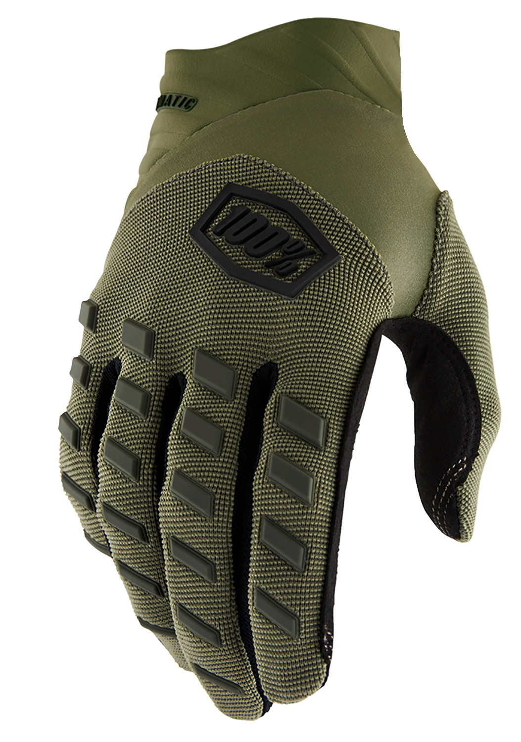 100% Airmatic Gloves - Green - Medium 10000-00036