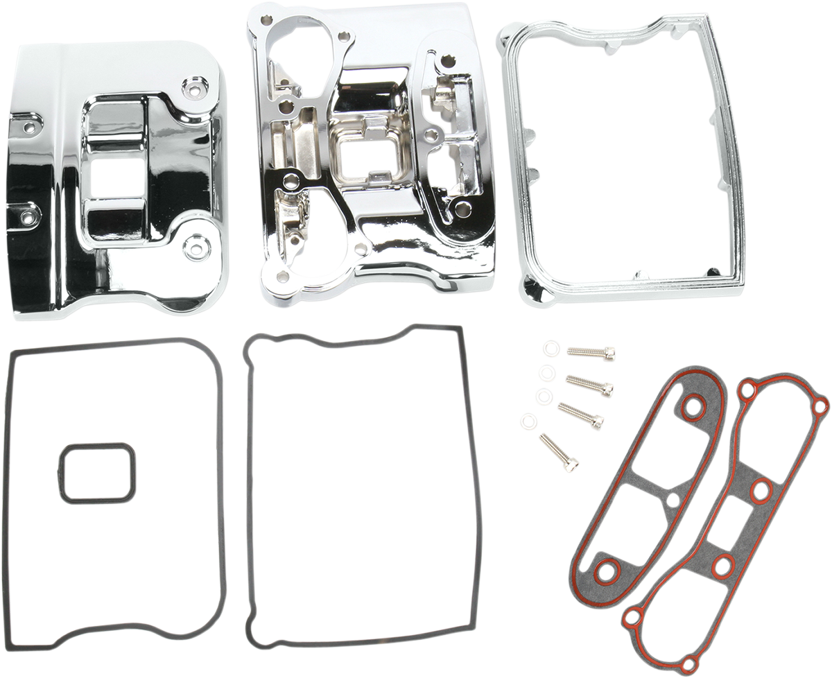 DRAG SPECIALTIES Rocker Cover Chrome - Evo/Big Twin 33-0082A-BXLB2