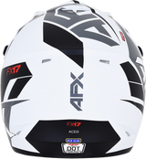 AFX FX-17 Motorcycle Helmet - Aced - Matte White/White - Small 0110-6494