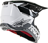 ALPINESTARS Supertech M8 Motorcycle Helmet - Radium - MIPS - White/Black/Mid Gray Glossy - XS 8301519-2182-XS