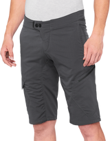 100% Ridecamp Shorts - Charcoal - US 30 40029-00008