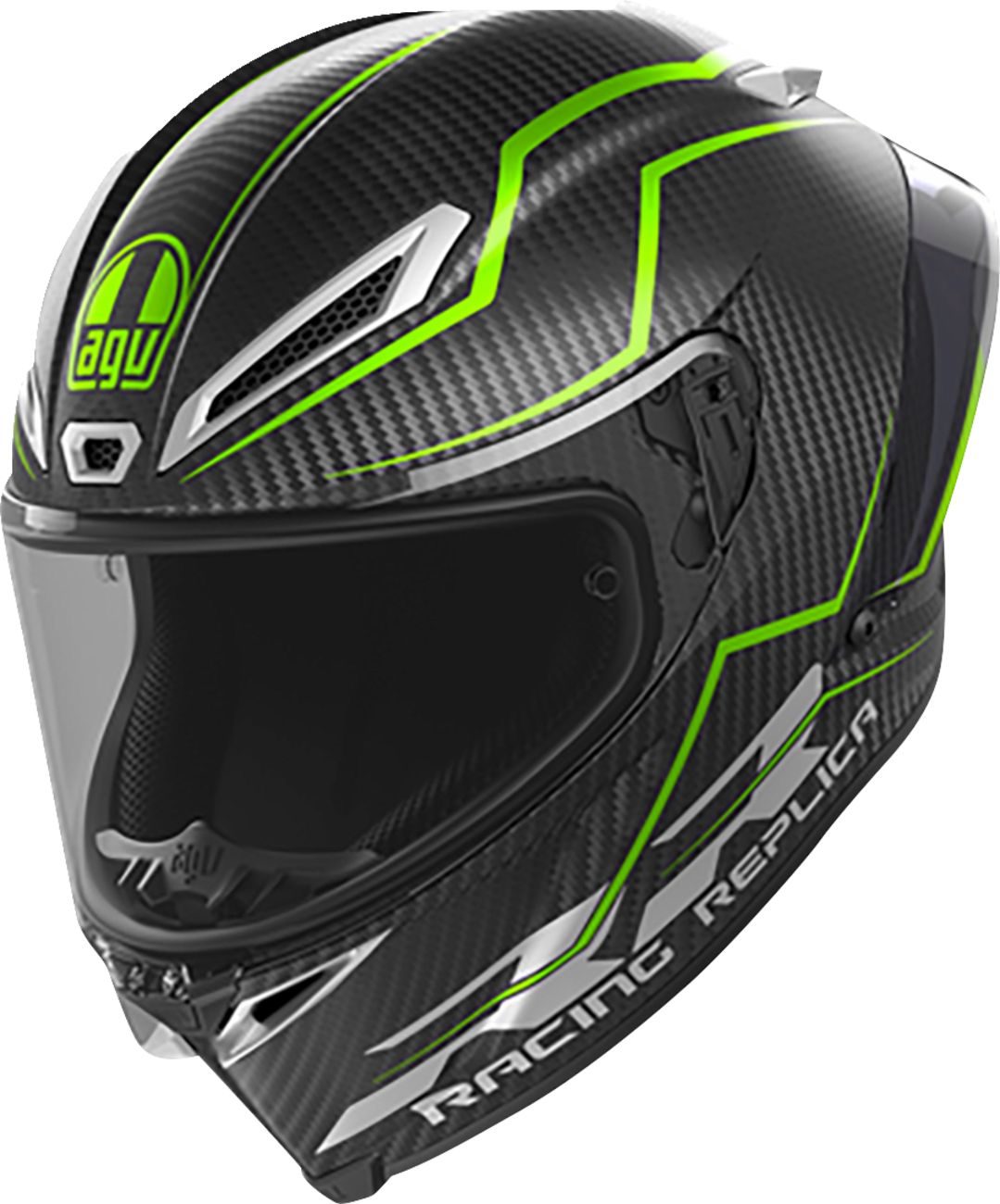 AGV Pista GP RR Motorcycle Helmet - Performante - Carbon/Lime - Small 2118356002-018-S