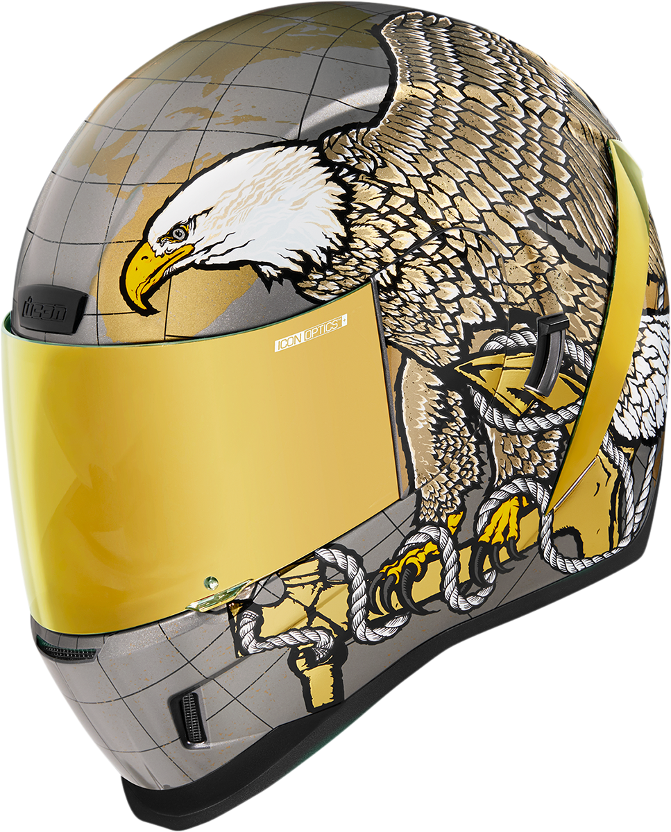 ICON Airform™ Motorcycle Helmet - Semper Fi - Gold - XS 0101-13663