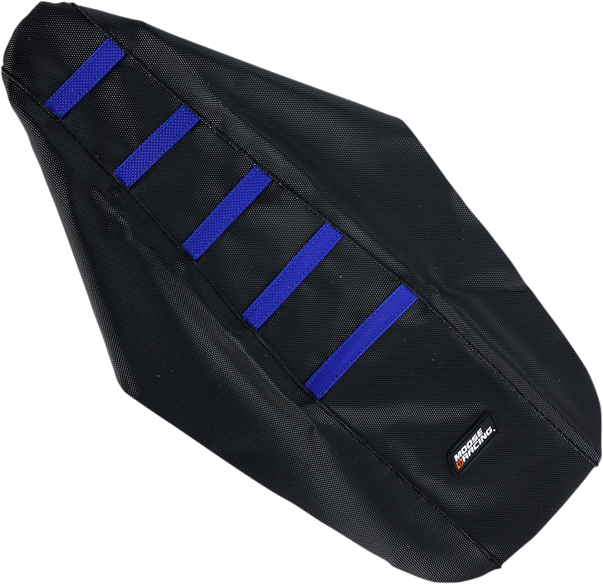 MOOSE RACING Ribbed Seat Cover - Black Cover/Blue Ribs - Yamaha YZ8502-332RT