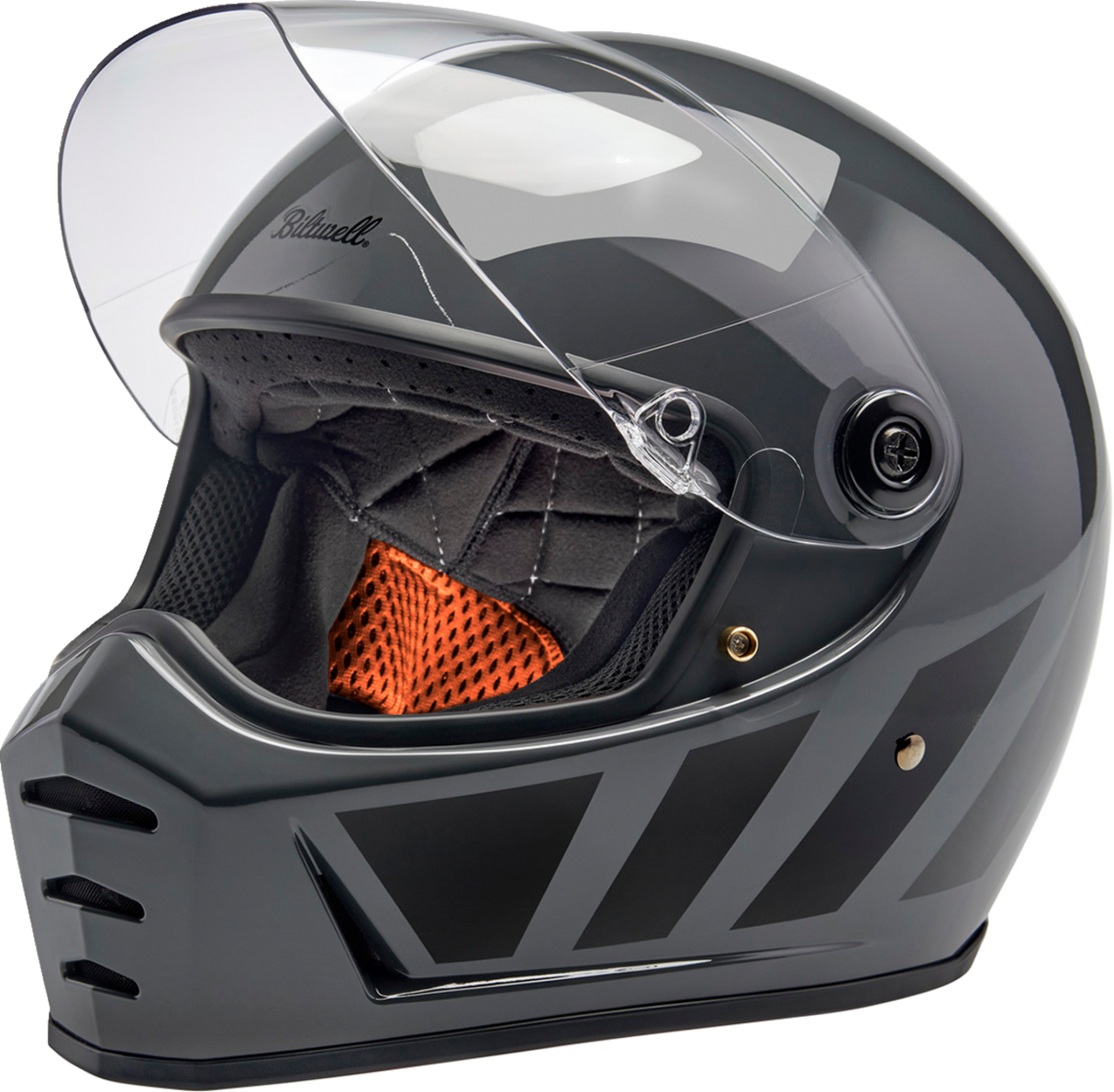 BILTWELL Lane Splitter Motorcycle Helmet - Storm Gray Inertia - XS 1004-569-501