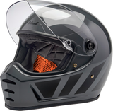 BILTWELL Lane Splitter Motorcycle Helmet - Storm Gray Inertia - XS 1004-569-501