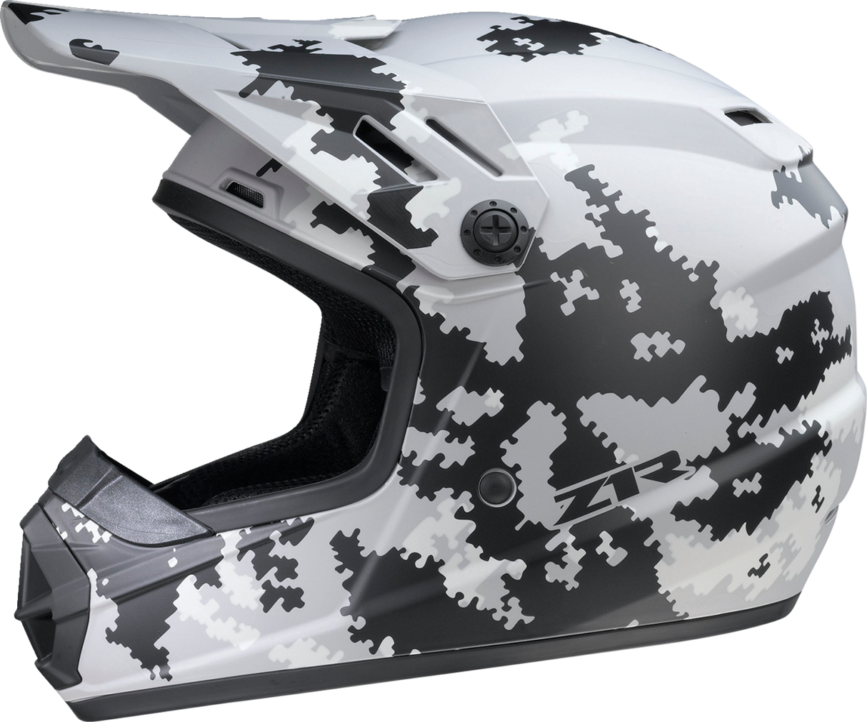 Z1R Youth Rise Motorcycle Helmet - Digi Camo - Gray - Large 0111-1456