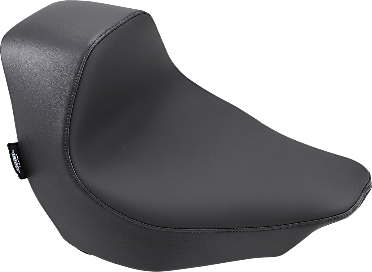 DRAG SPECIALTIES EZ-Solo Seat - Smooth - Solar-Reflective Leather - FLFB/S '18-'22 ACT EZ-ON MOUNT STYLE 0802-1184