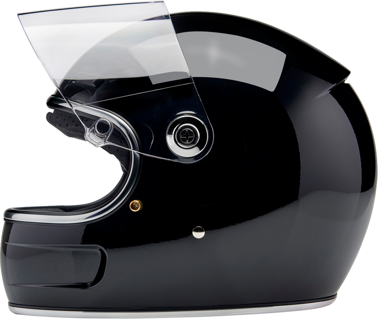 BILTWELL Gringo SV Motorcycle Helmet - Gloss Black - Small 1006-101-502