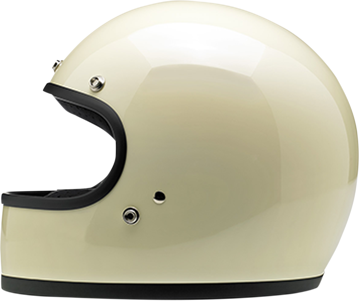 BILTWELL Gringo Motorcycle Helmet - Gloss Vintage White - Medium 1002-102-103