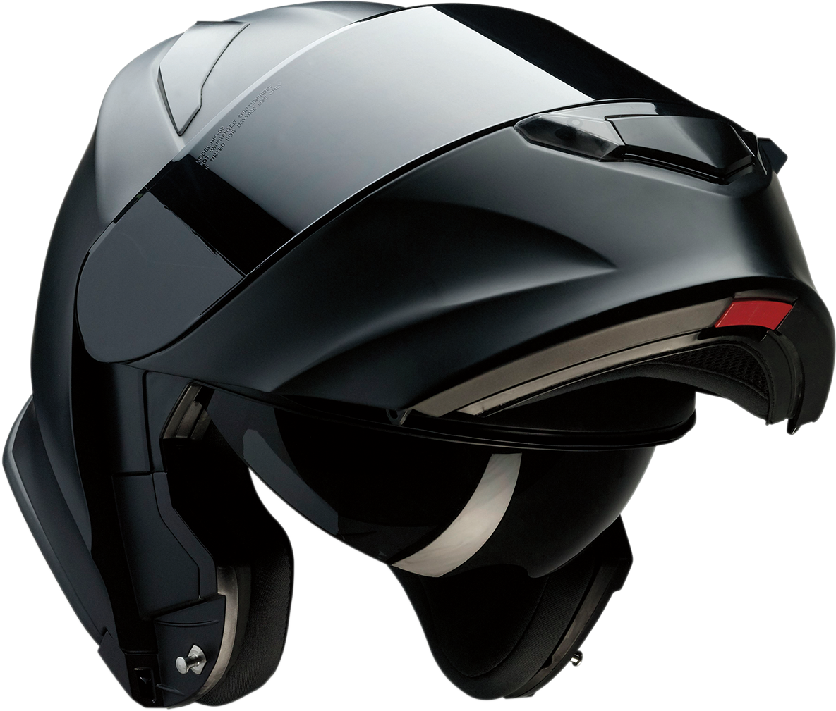 Z1R Solaris Motorcycle Helmet - Flat Black - Smoke - Medium 0101-12846