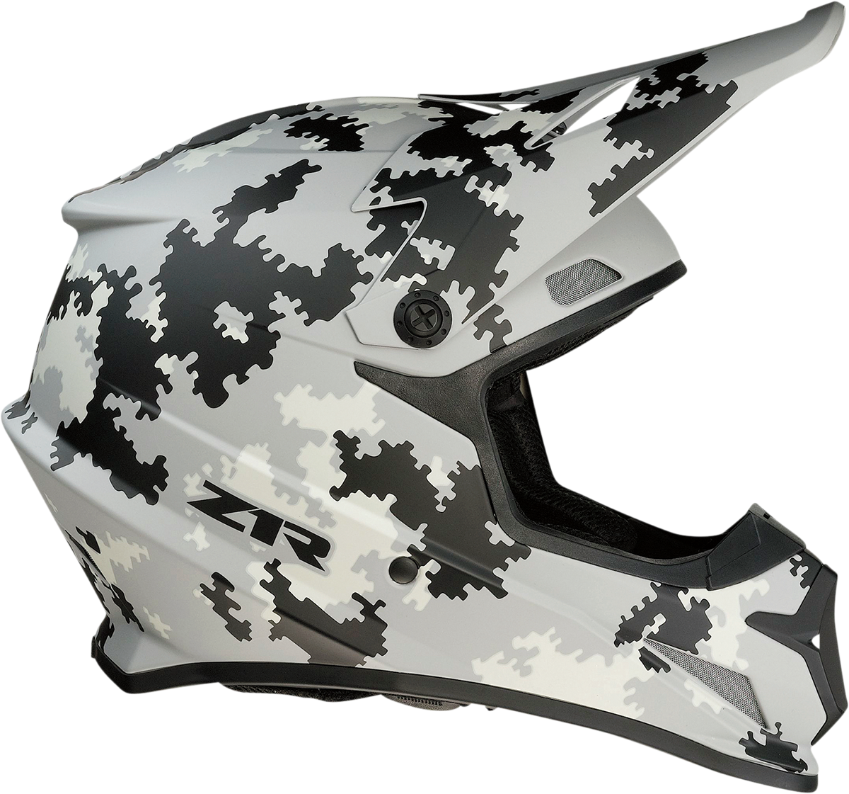 Z1R Rise Motorcycle Helmet - Digi Camo - Gray - Small 0110-7265