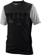 100% Airmatic Jersey - Short-Sleeve - Black/Charcoal - Medium 41312-057-11