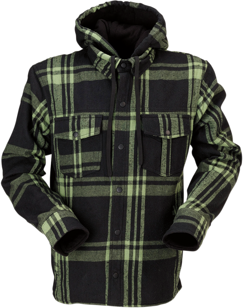 Z1R Timber Flannel Shirt - Olive/Black - Small 2820-5325