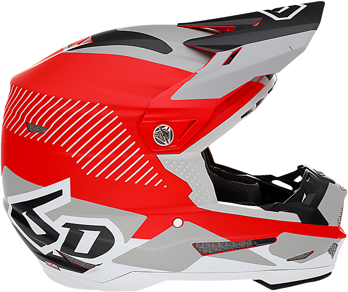 6D ATR-2 Motorcycle Helmet - Fusion - Red - XS 12-2934