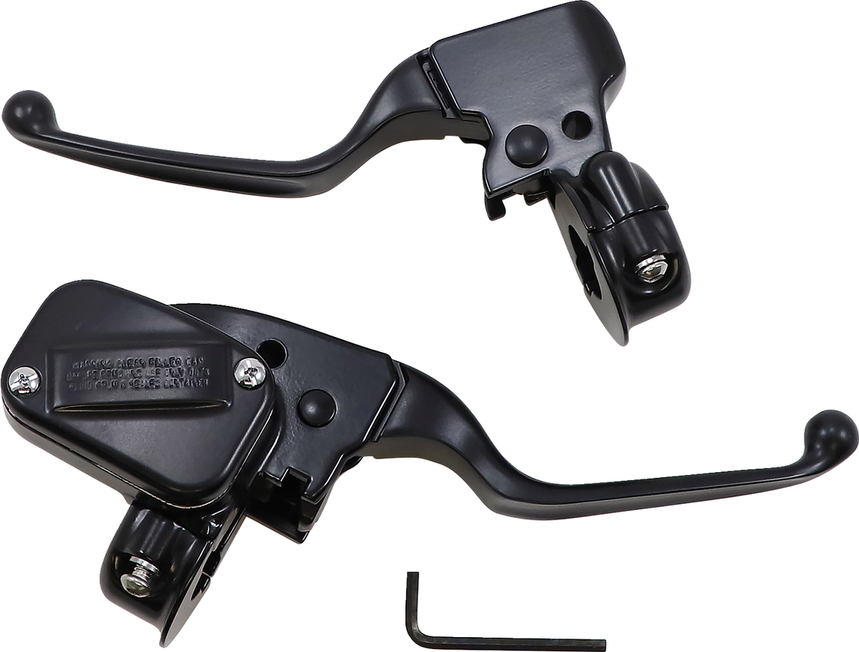 DRAG SPECIALTIES Handlebar Controls - Matte Black F/SINGLE DISC MODELS ONLY H07-0805MB-A