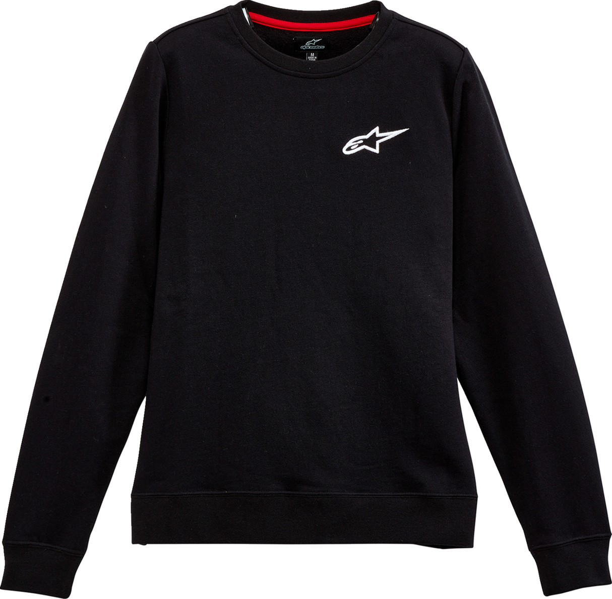 ALPINESTARS Women's Ageless Crew Fleece - Black - Large 12325182010L