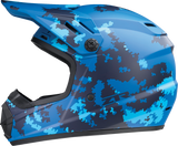 Z1R Youth Rise Motorcycle Helmet - Digi Camo - Blue - Medium 0111-1464