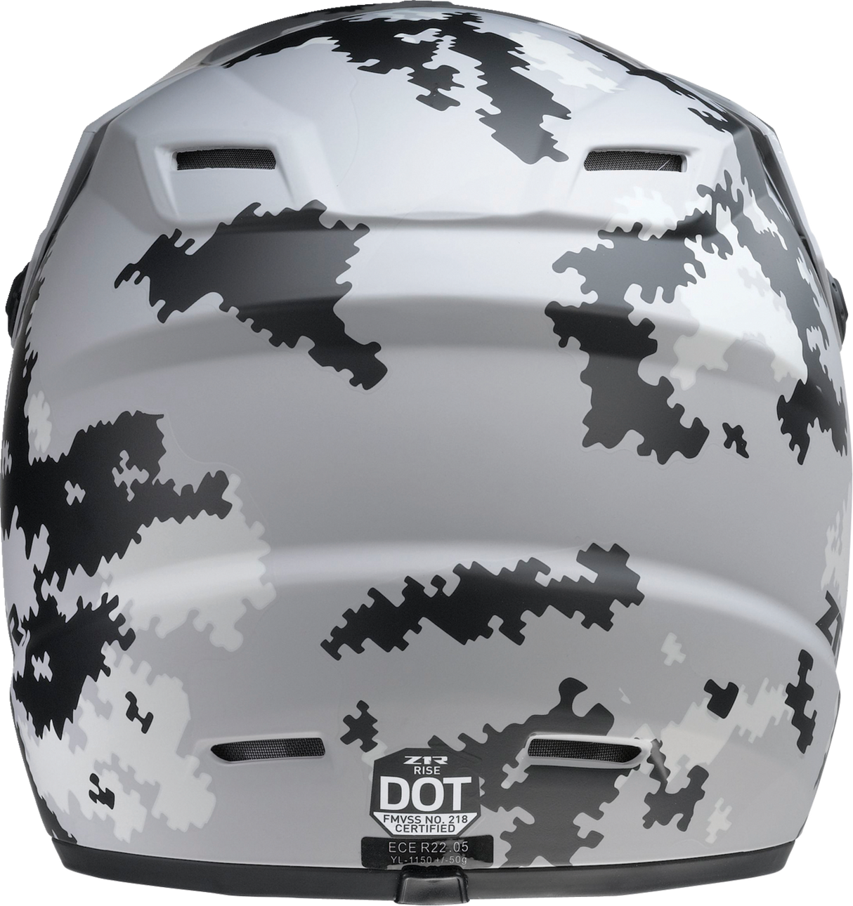 Z1R Youth Rise Motorcycle Helmet - Digi Camo - Gray - Large 0111-1456