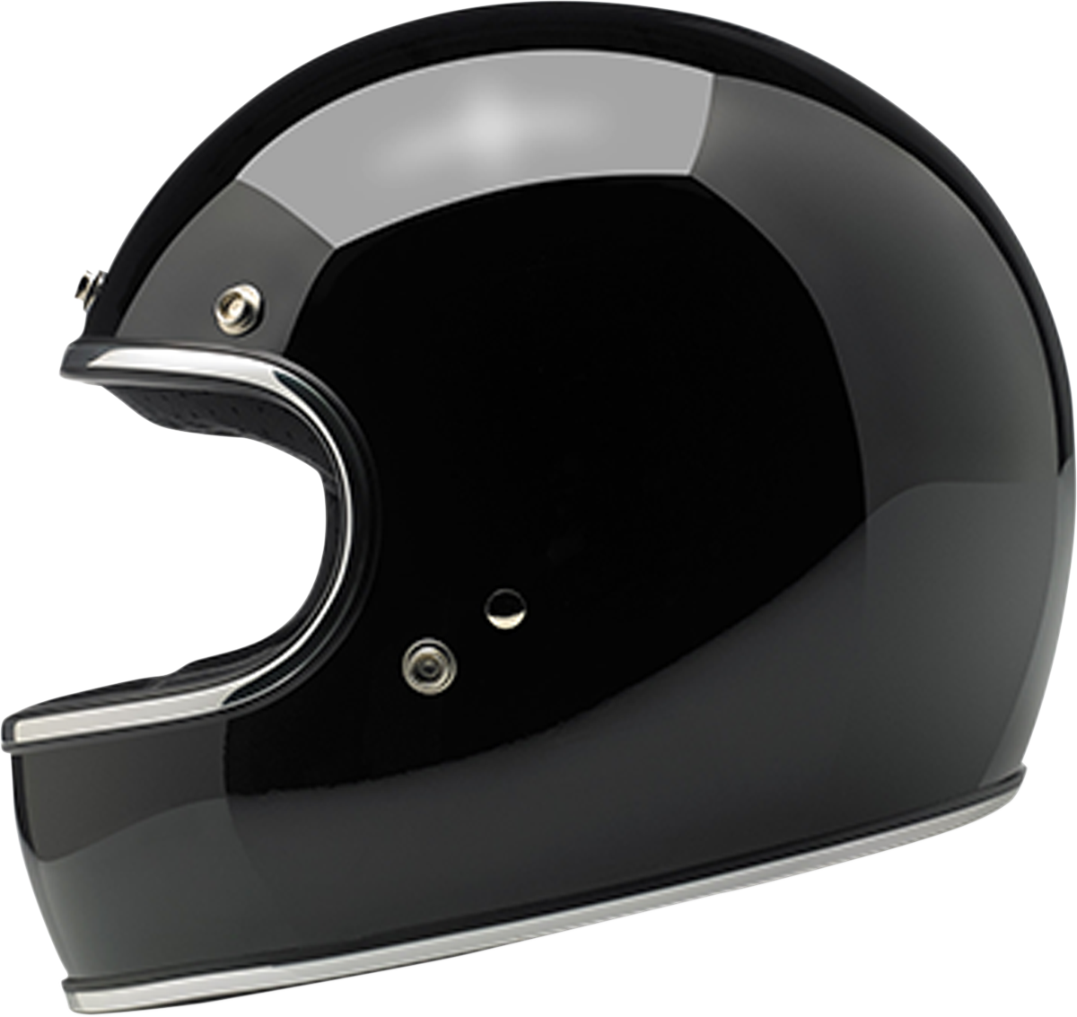 BILTWELL Gringo Motorcycle Helmet - Gloss Black - Small 1002-101-102