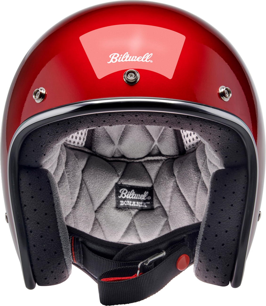 BILTWELL Bonanza Motorcycle Helmet - Metallic Cherry Red - XS 1001-351-201