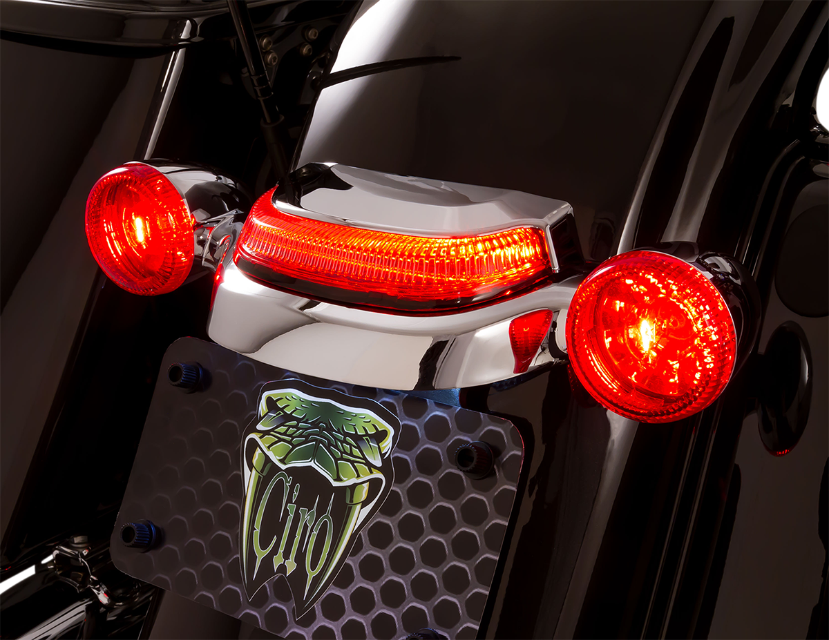 CIRO Taillight - Smoke - Chrome 40153