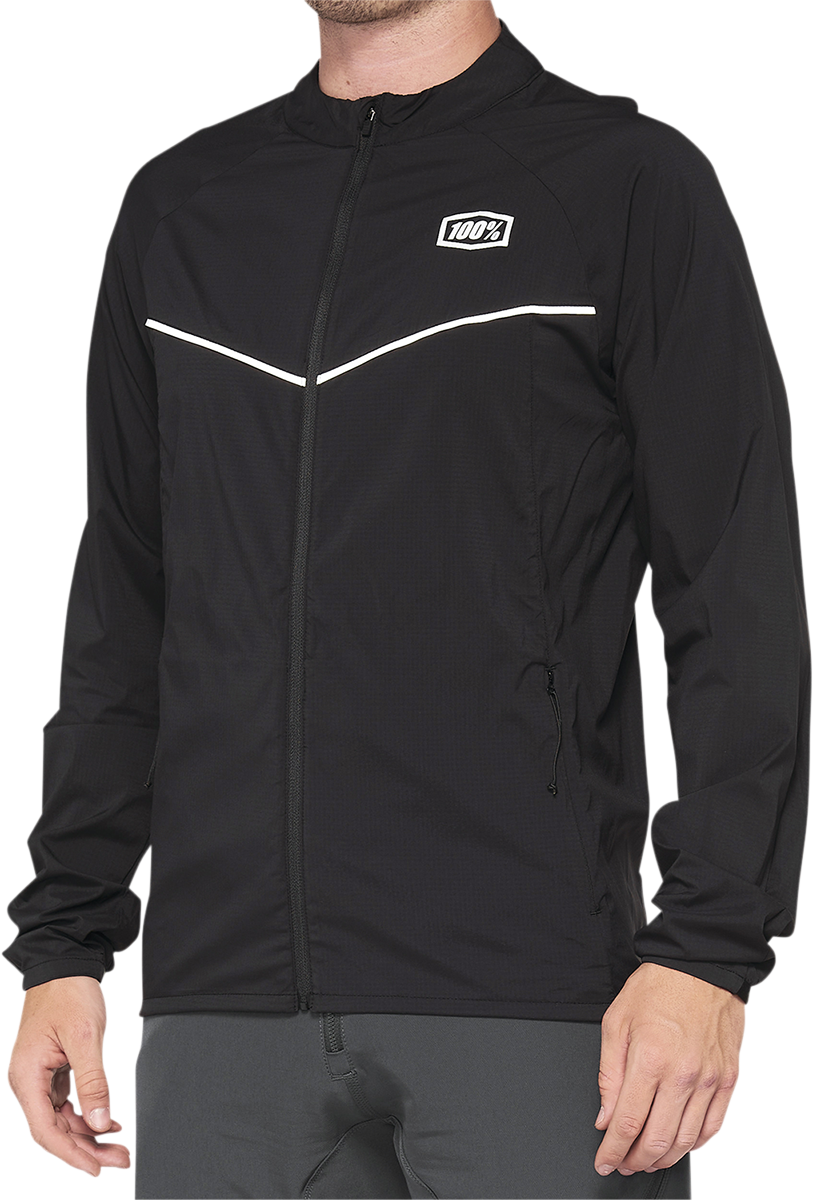 100% Corridor Jacket - Black - Medium 40042-00001