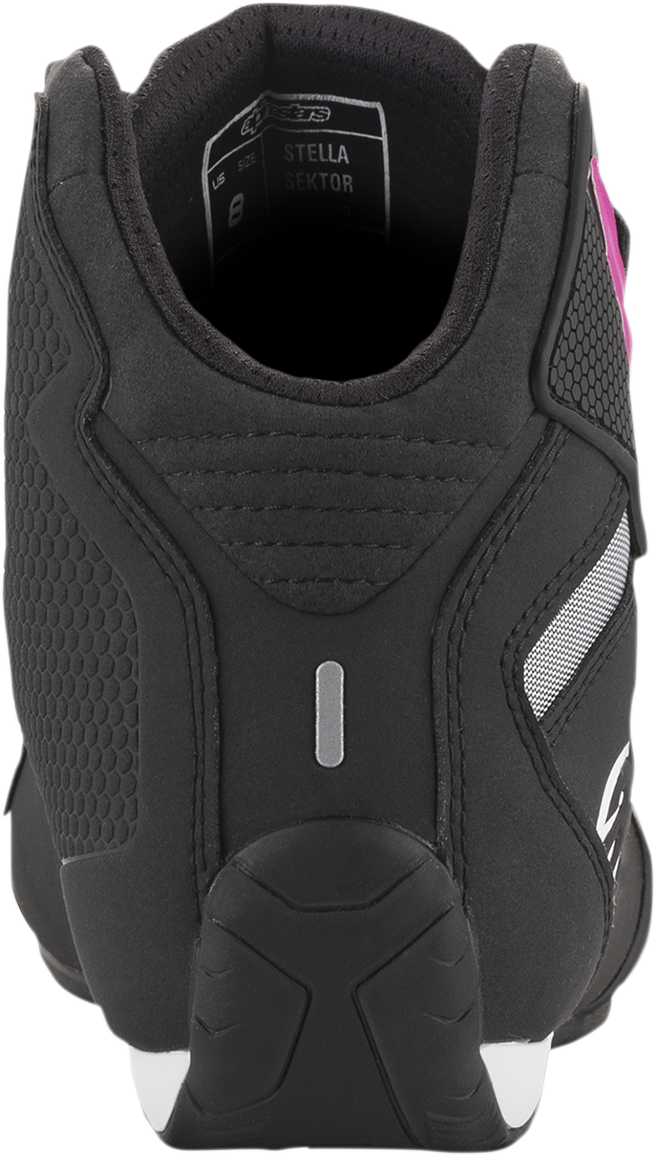 ALPINESTARS Women's Sektor Shoes - Black/Pink - US 10 2515719103910