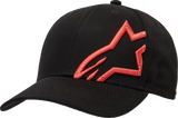 ALPINESTARS Corp Snap 2 Hat - Black/Warm Red - One Size 1211810091523OS